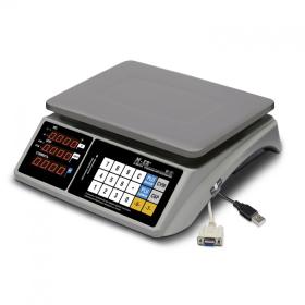 Весы торговые M-ER 328C "TOUCH-M" LED (RS232 USB)